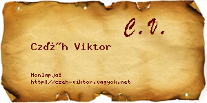 Czéh Viktor névjegykártya