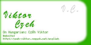 viktor czeh business card