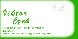 viktor czeh business card